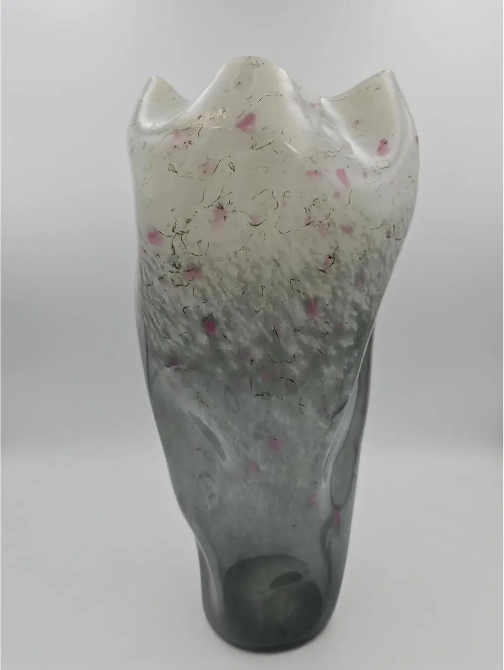 Curtiss Brock CB Glass Studio Art Glass Hand Blown VaseVase Appraised